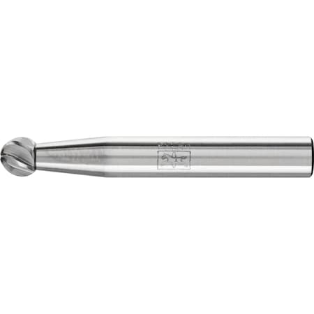 Pferd Carbide Bur - Ball Shape, INOX Cut - 1/4" x 3/16" x 1/4" Shank - SD-1 24527